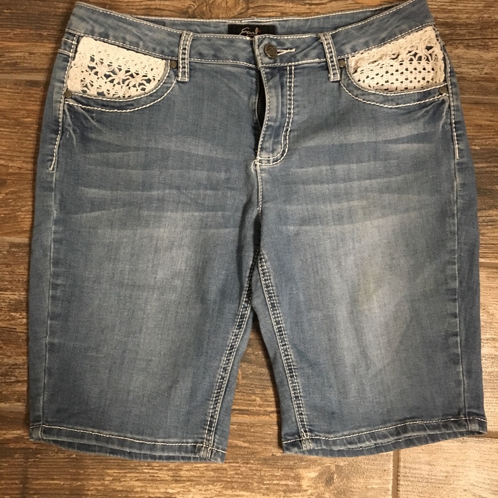 Denim shorts